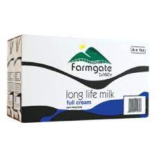 Farmgate UHT Full Cream Milk 6x1l