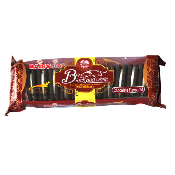Daisy Black & White Biscuits Chocolate 130g > TFS Wholesalers