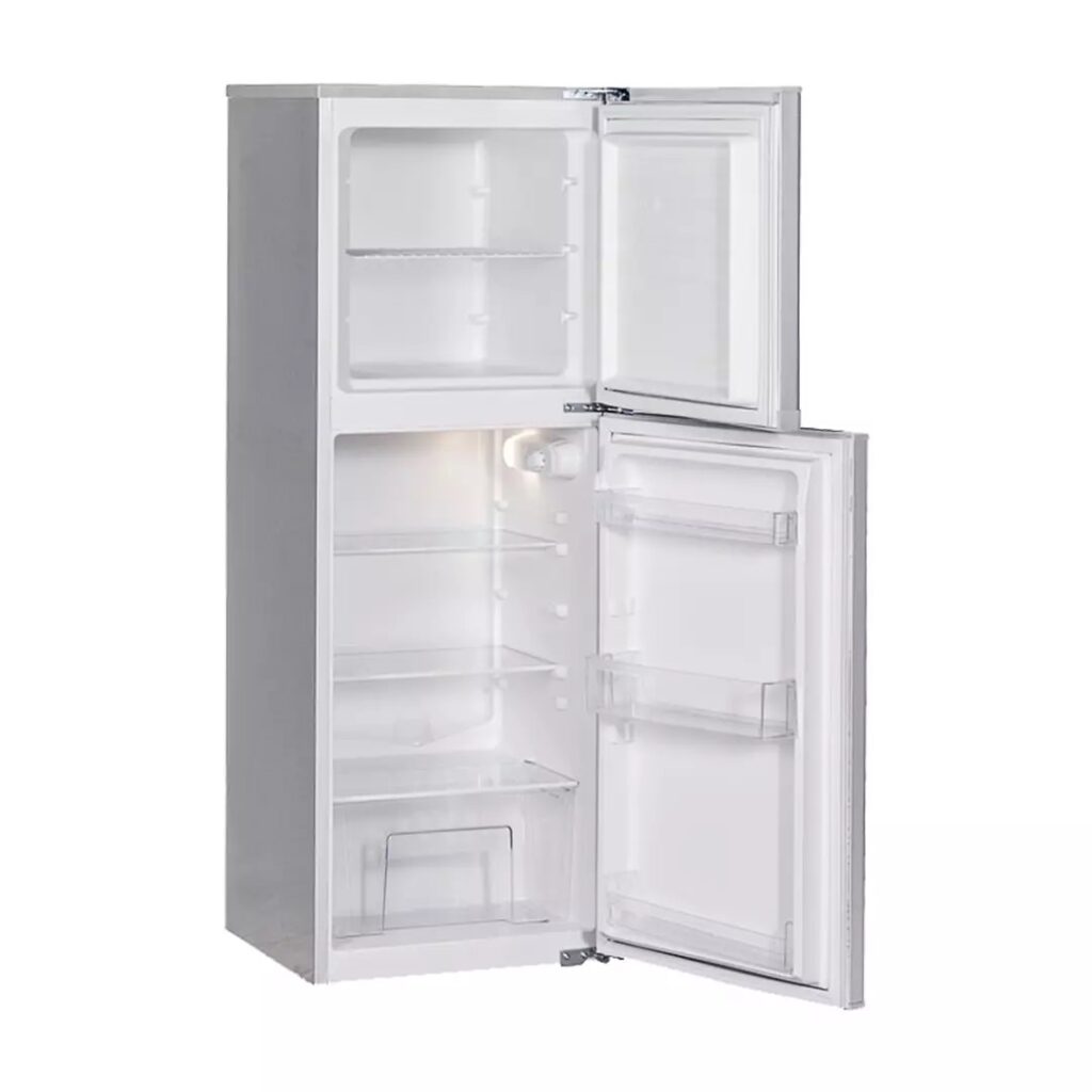 KIC Fridge/Freezer Metallic KTF 518 170lt TFS