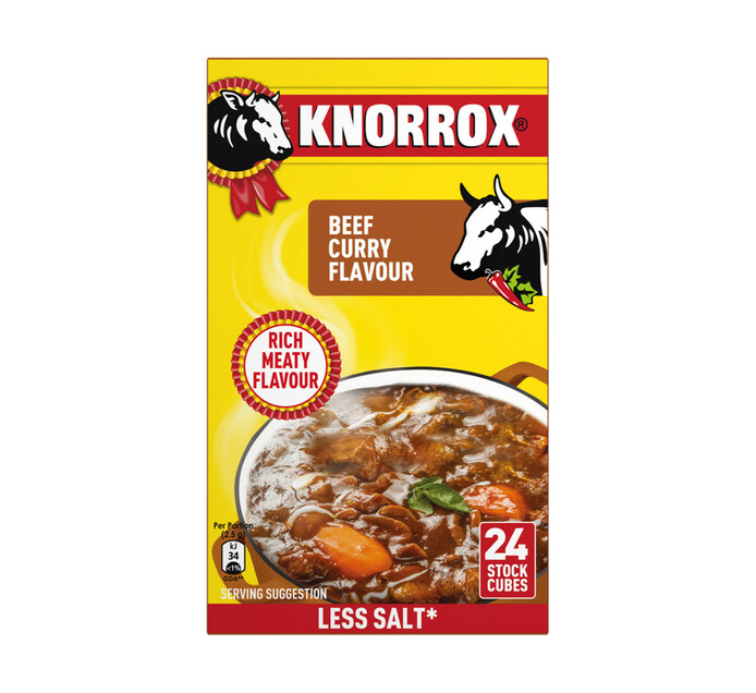 Knorrox Stock Cubes Beef Curry 24's > TFS Wholesalers