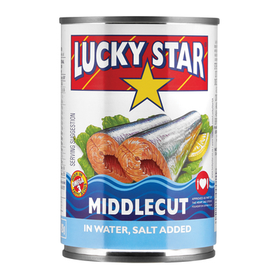 Lucky Star Middlecut Fish 425g
