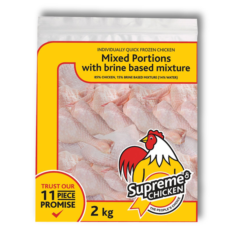 Supreme IQF Mixed Portions Chicken 2kg